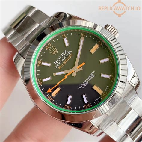 rolex milgauss gv replica|Rolex Milgauss white face.